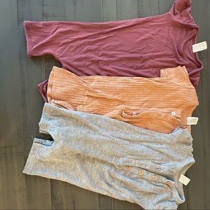 KQ, shortie jumpsuit BUNDLE, 3-6m, PLAY CONDITION